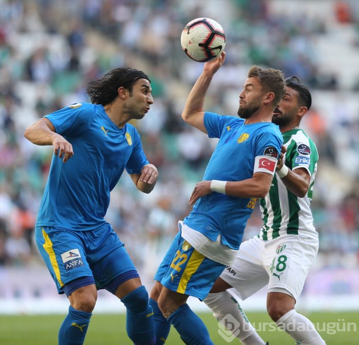 Bursaspor Ankaragücü maçından kareler...