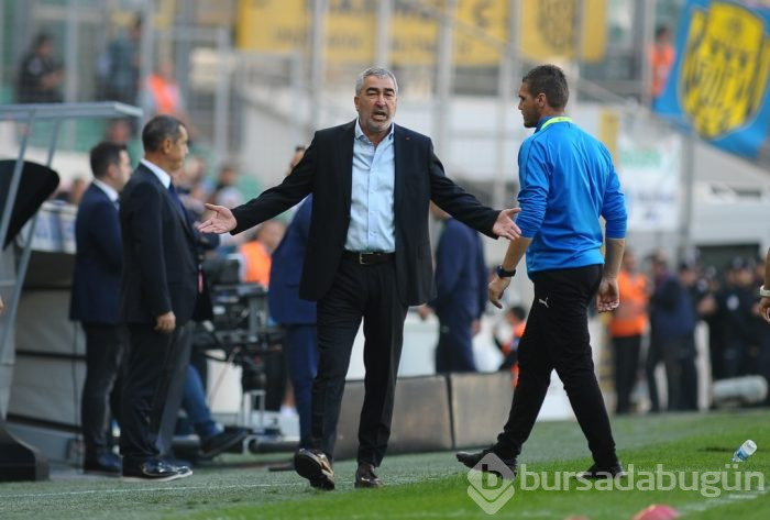 Bursaspor Ankaragücü maçından kareler...
