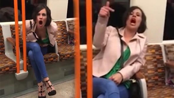 Londra metrosunda ırkçı saldırı
