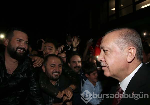 Cumhurbaşkanı Erdoğan'a sevgi gösterisi
