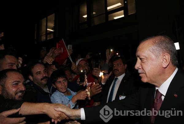 Cumhurbaşkanı Erdoğan'a sevgi gösterisi
