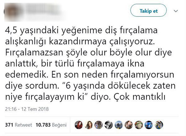Efsane haline gelmiş komik tweetler
