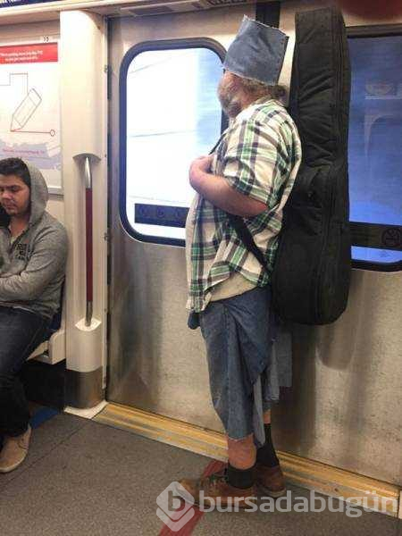 Dünyanın en ilginç metro yolcuları
