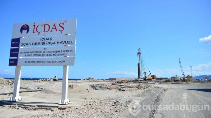 Çanakkale'ye 'uçak gemisi' için dev havuz
