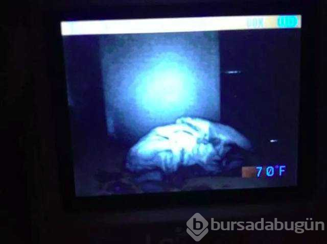Bebek kamerasına takılan korkunç anlar
