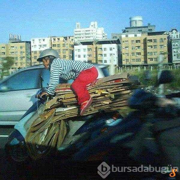 Trafikte sürücüleri şok eden olaylar
