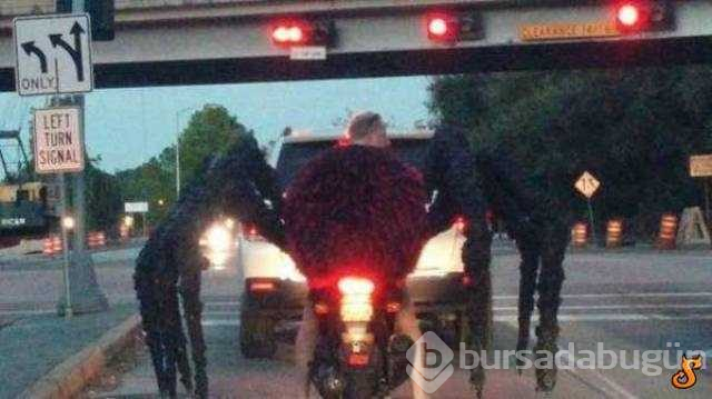 Trafikte sürücüleri şok eden olaylar
