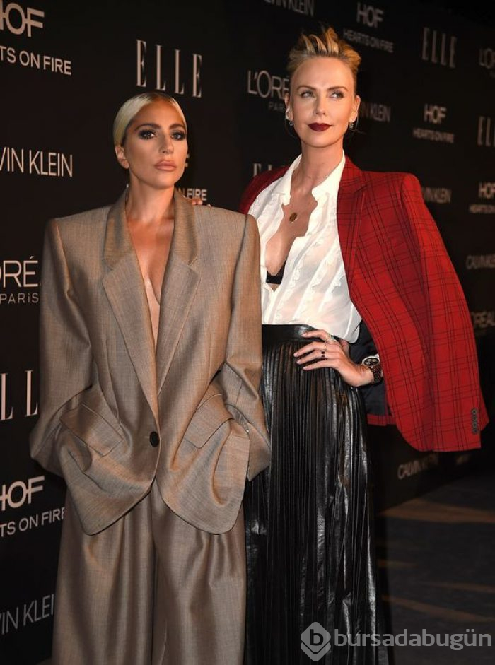 Hollywood Kadınları törenine Lady Gaga ve Charlize Theron damgası
