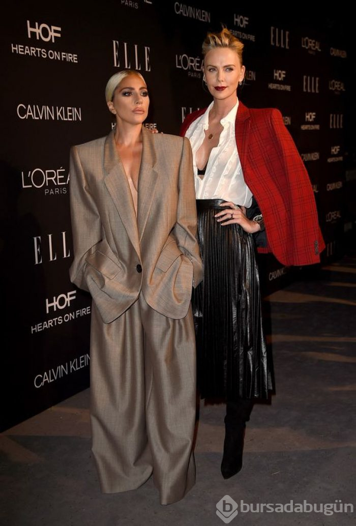 Hollywood Kadınları törenine Lady Gaga ve Charlize Theron damgası
