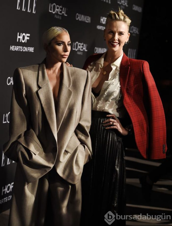 Hollywood Kadınları törenine Lady Gaga ve Charlize Theron damgası

