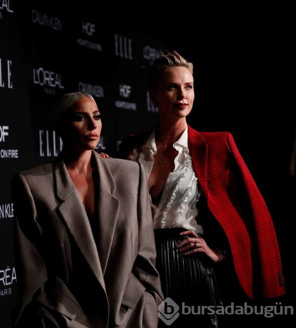 Hollywood Kadınları törenine Lady Gaga ve Charlize Theron damgası
