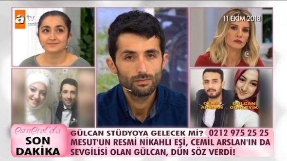 Karısını aramak için Esra Erol'a çıkan kocaya büyük şok! Akılalmaz Gülcan Gürleyik olayı
