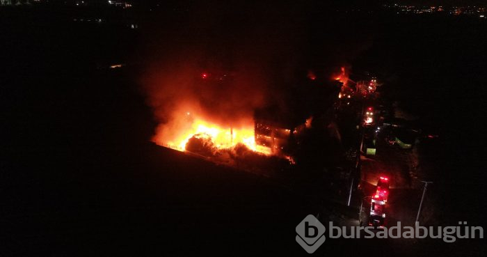 Bursa sanayisinde dev yangın!