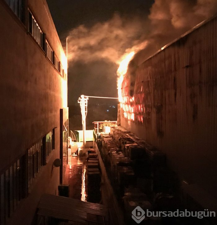Bursa sanayisinde dev yangın!