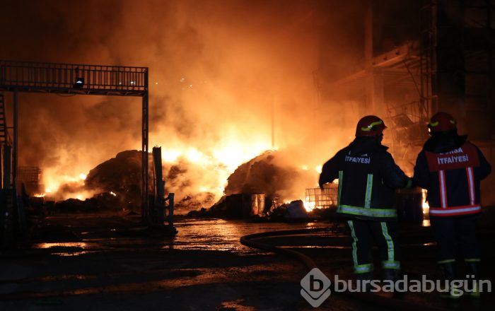 Bursa sanayisinde dev yangın!