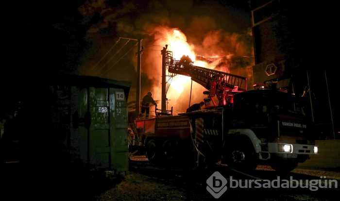 Bursa sanayisinde dev yangın!