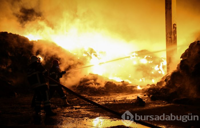 Bursa sanayisinde dev yangın!