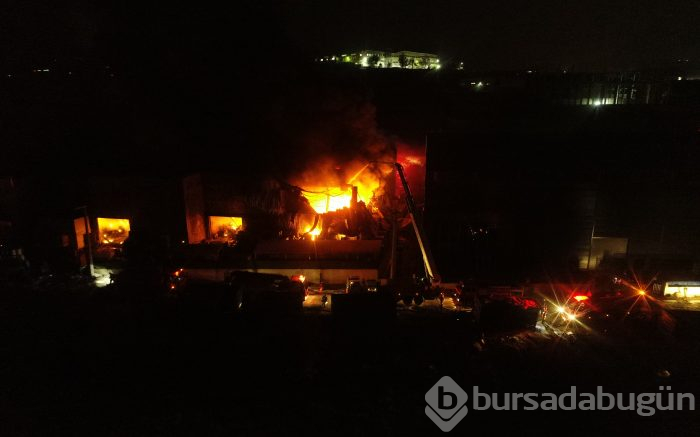 Bursa sanayisinde dev yangın!