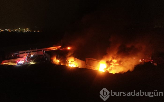 Bursa sanayisinde dev yangın!