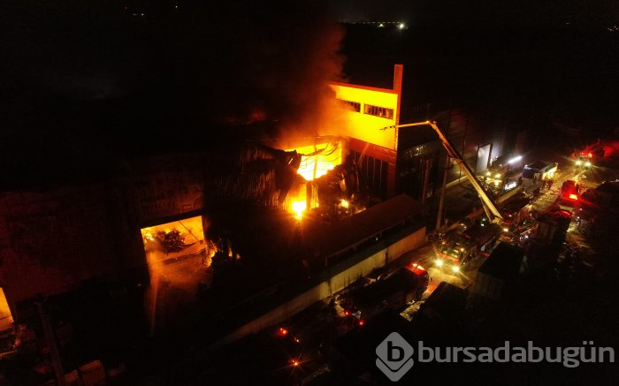 Bursa sanayisinde dev yangın!