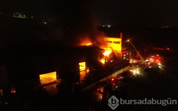 Bursa sanayisinde dev yangın!