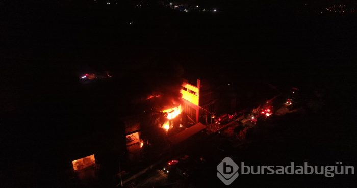 Bursa sanayisinde dev yangın!