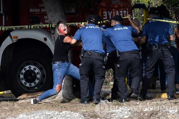 Mersin'de gerçeğini aratmayan tatbikat
