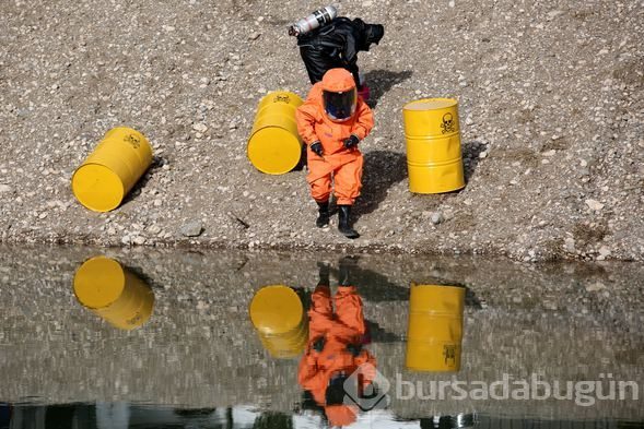 Mersin'de gerçeğini aratmayan tatbikat
