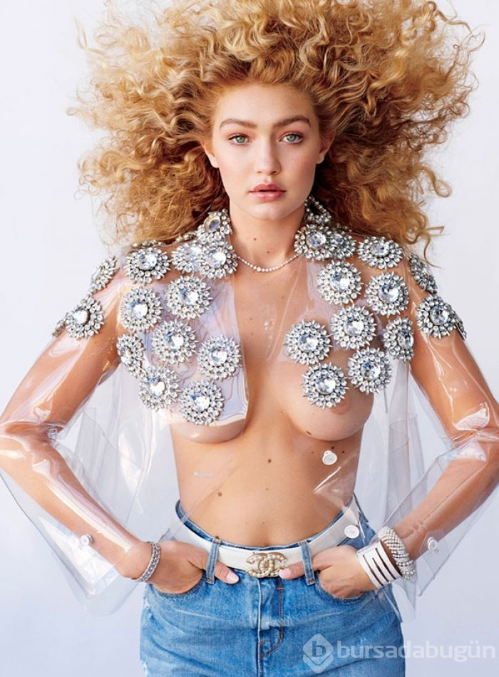 Gigi Hadid'den cesur pozlar