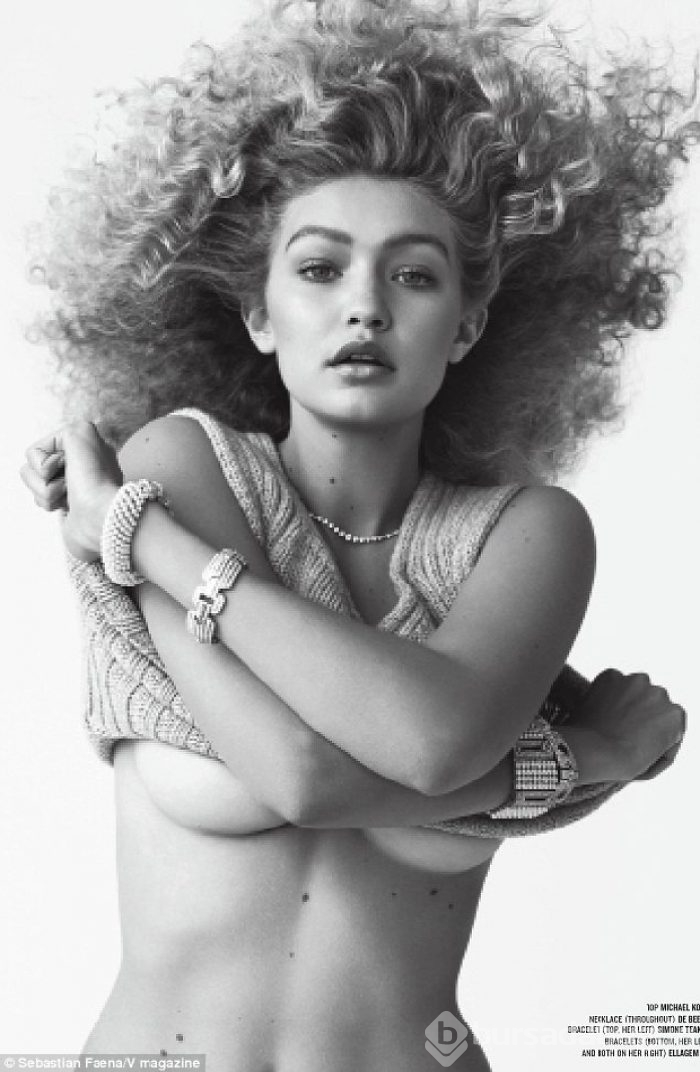 Gigi Hadid'den cesur pozlar