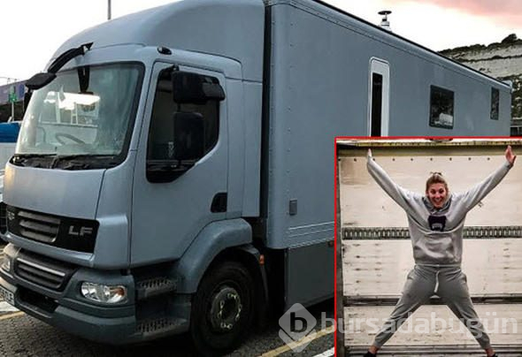 Kira ödemekten bıkınca kamyonu eve çevirdi, görenler şaştı kaldı!
