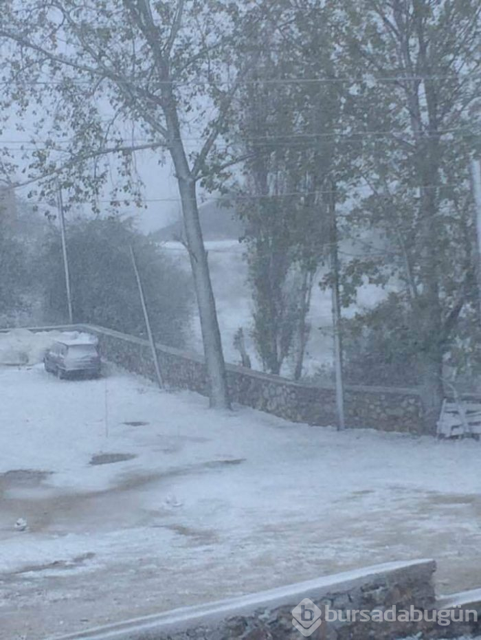 Bursa beyaza büründü...
