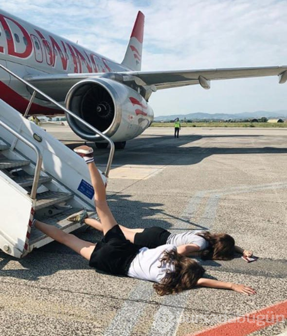 Rusya'dan gelip Antalya'da yerlere serildiler
