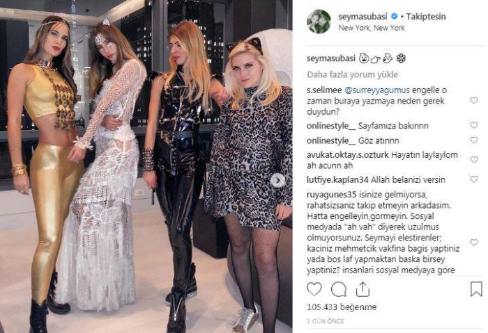 Şeyma Subaşı Cadılar Bayramı için New York'a gitti
