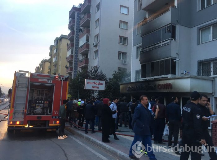 Bursa'da yangın paniği!	