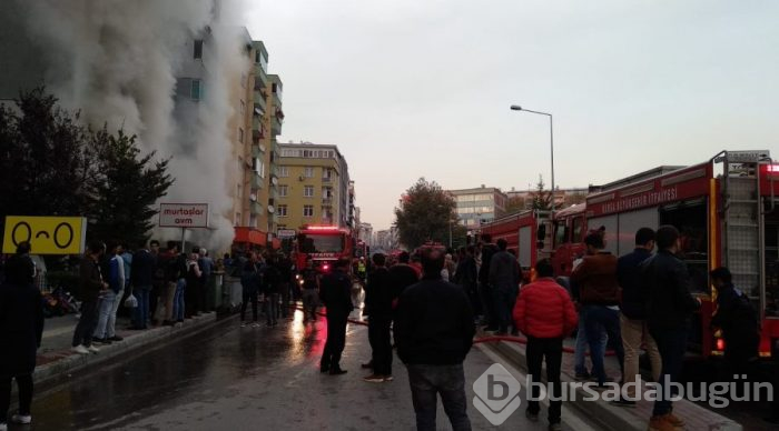 Bursa'da yangın paniği!	