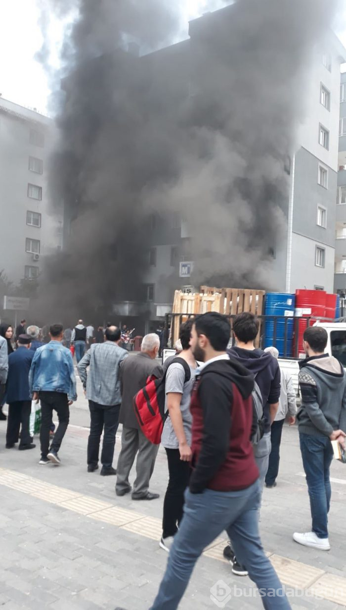 Bursa'da yangın paniği!	