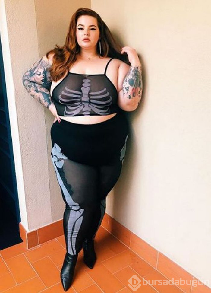 Tess Holliday'in Halloween kostümü olay oldu!
