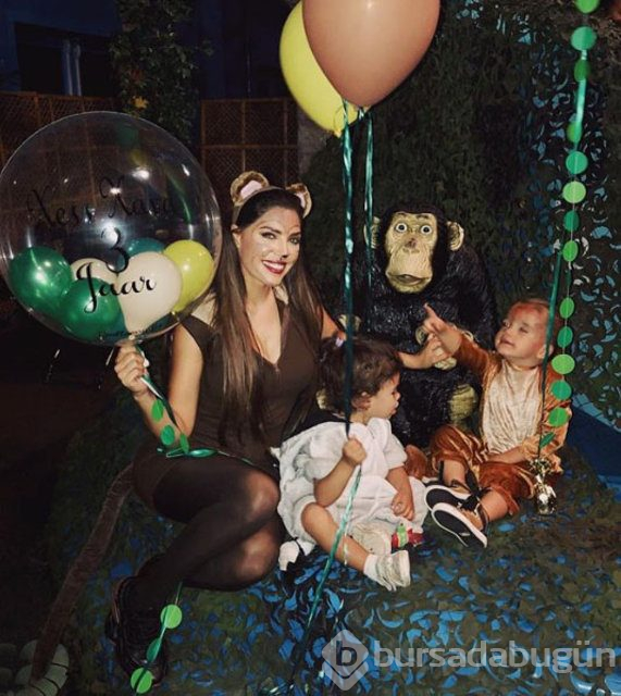 Yolanthe Cabau'nun oğlu Xess Xava Sneijder ile eğlenceli anları
