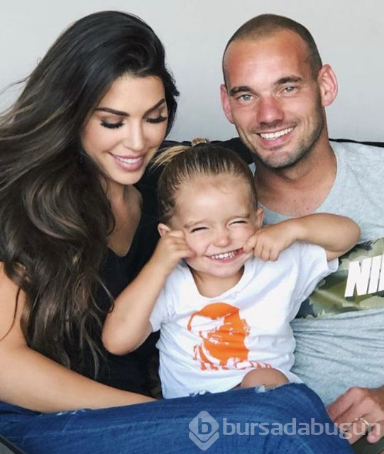 Yolanthe Cabau'nun oğlu Xess Xava Sneijder ile eğlenceli anları
