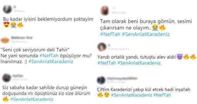 Sen Anlat Karadeniz'in yeni bölümündeki öpüşme sahnesi sosyal medyaya damga vurdu