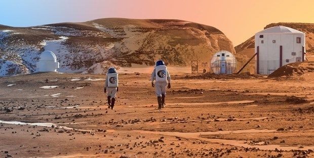İşte "Mars evleri" (Astronotlara ev sahipliği yapacak)