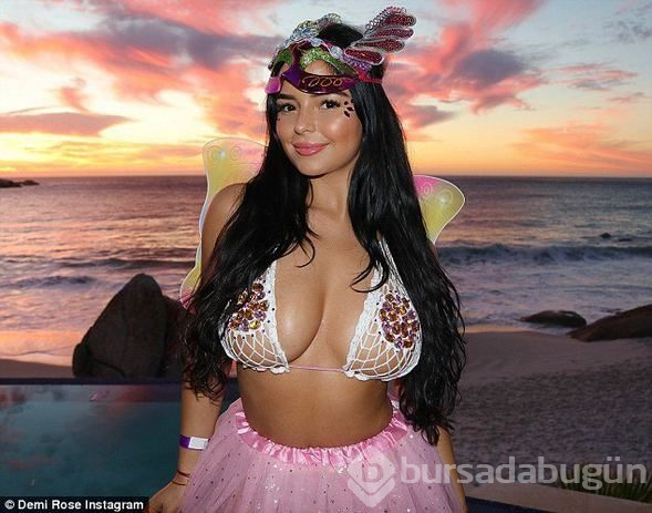 Demi Rose partiden partiye koşuyor
