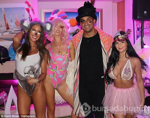Demi Rose partiden partiye koşuyor
