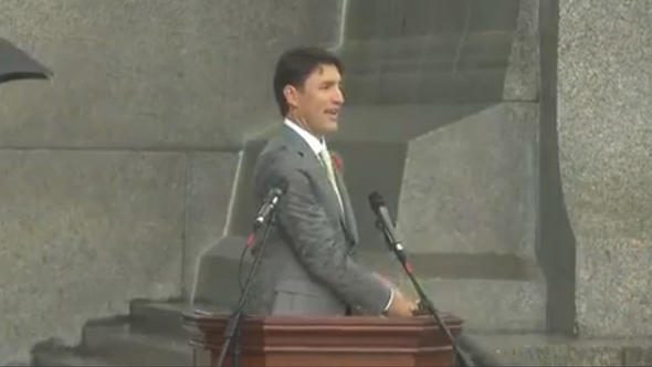 Justin Trudeau'dan Trump'a 'yağmur' göndermesi
