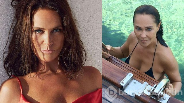 Hülya Avşar'ın havuz keyfi
