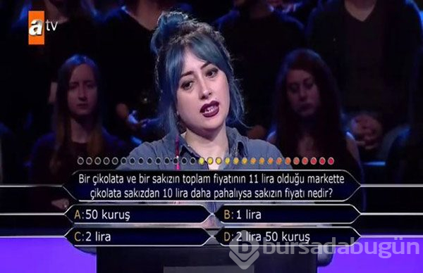 'Kim Milyoner Olmak İster'e damga vuran soru!
