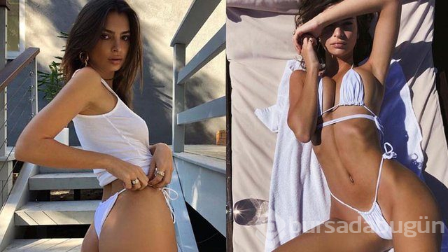 Emily Ratajkowski'den cesur pozlar
