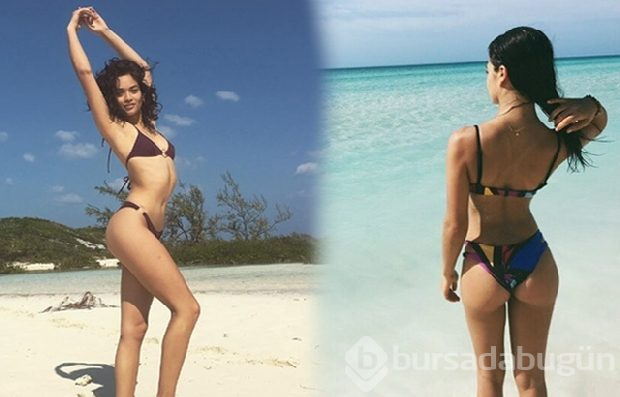 Shanina Shaik, stresini böyle attı
