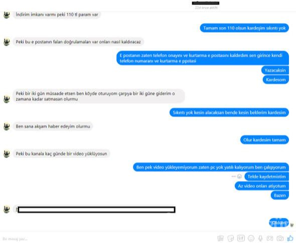 Dolandırıcıyı yakaladığını iddia etti, Whatsapp konuşmaları şaşkına çevirdi
